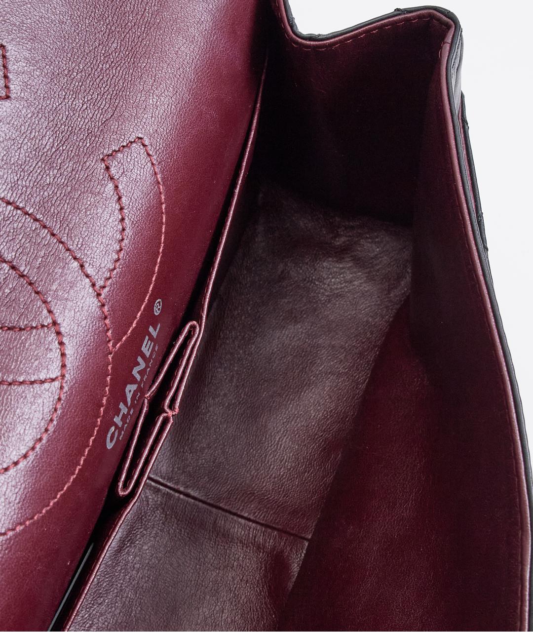 CHANEL Черная кожаная сумка через плечо, фото 7