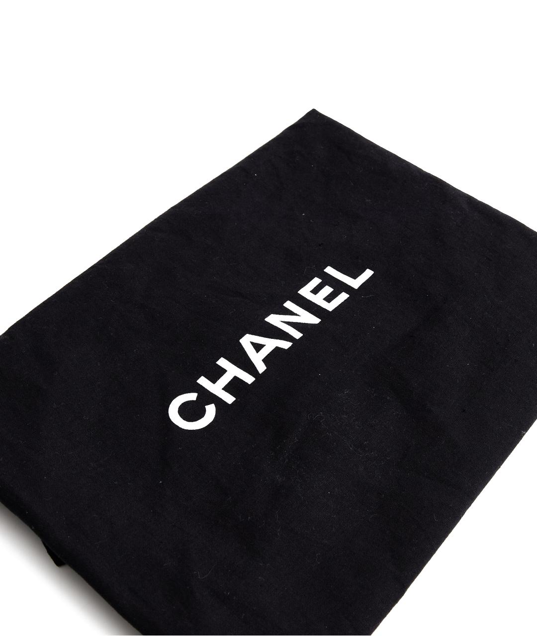 CHANEL Черная кожаная сумка через плечо, фото 8