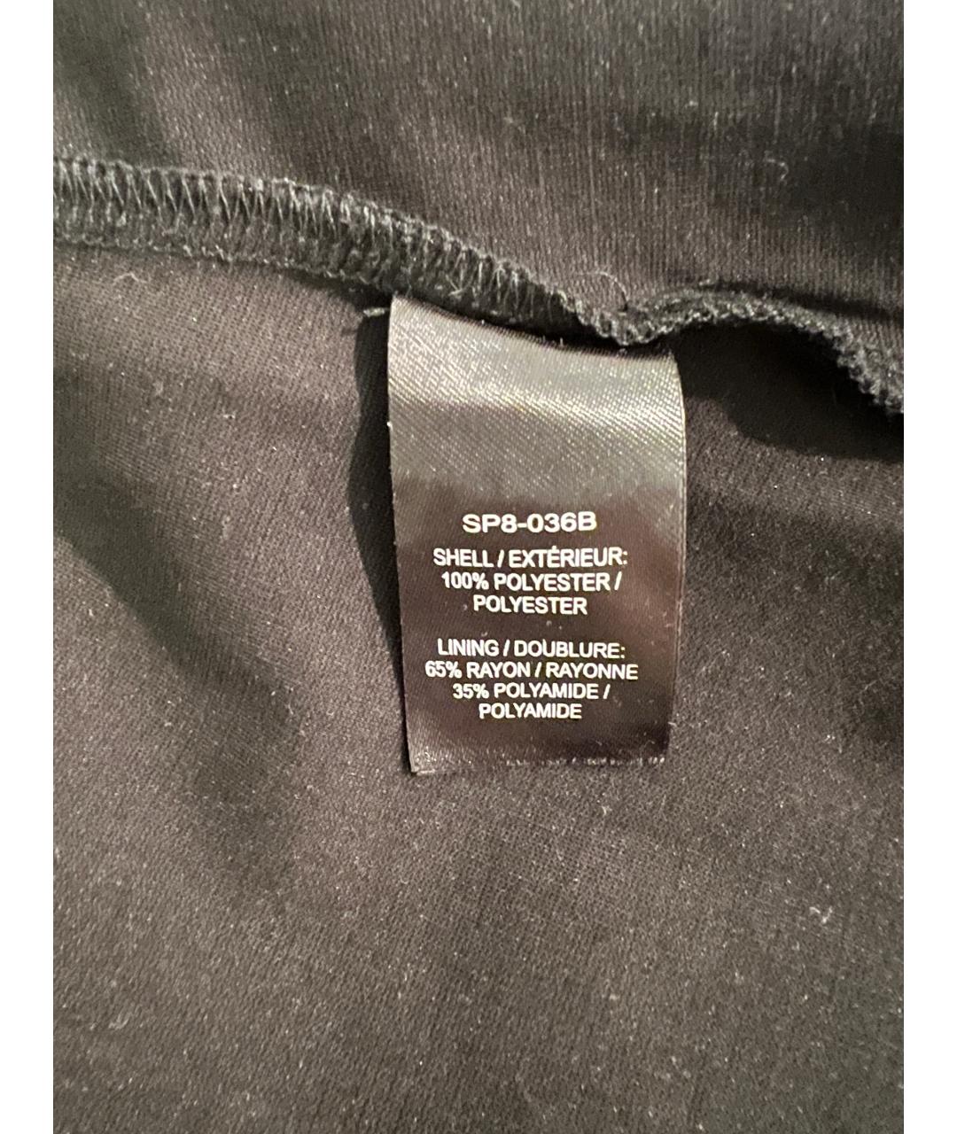 SELF-PORTRAIT Черное полиэстеровое коктейльное платье, фото 5