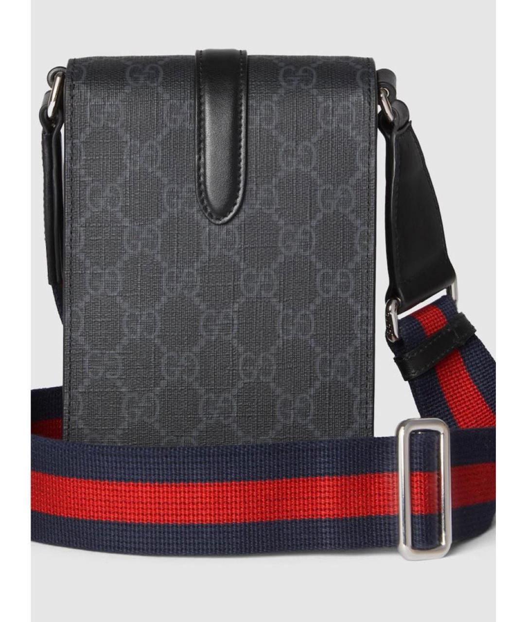 GUCCI Серая сумка на плечо, фото 3