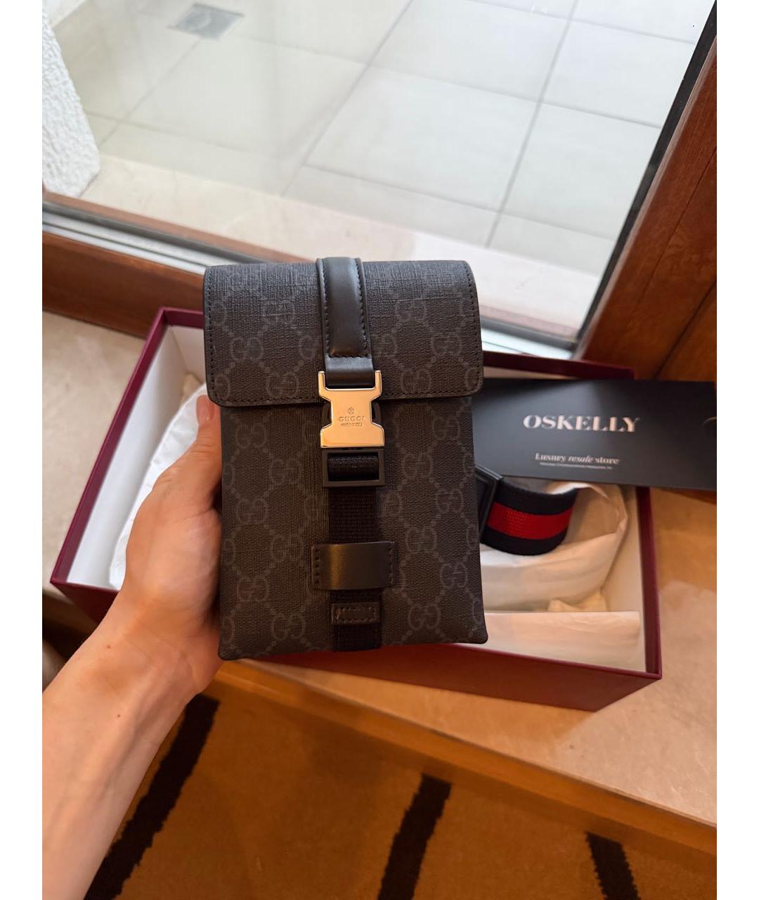 GUCCI Серая сумка на плечо, фото 6