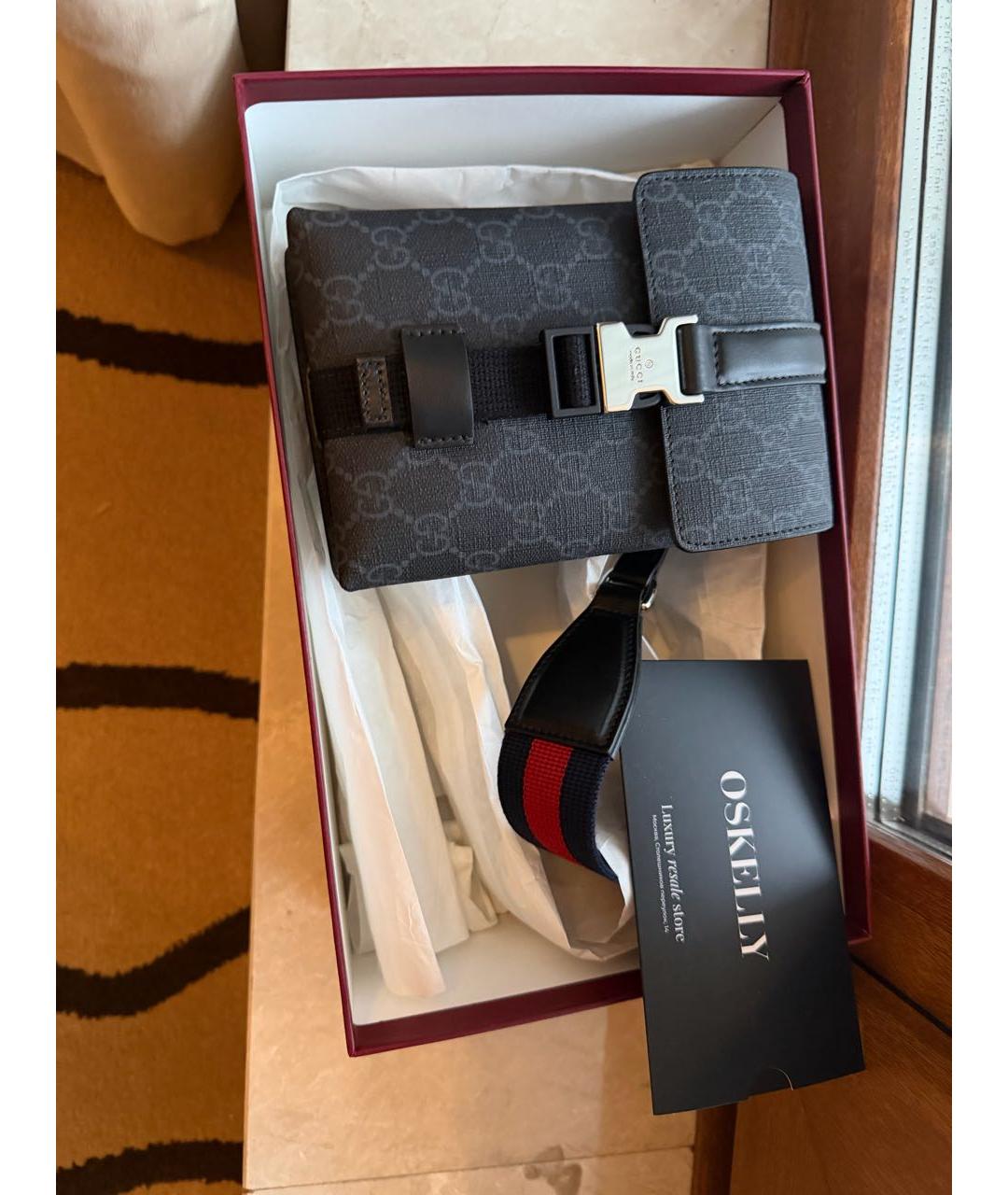 GUCCI Серая сумка на плечо, фото 8