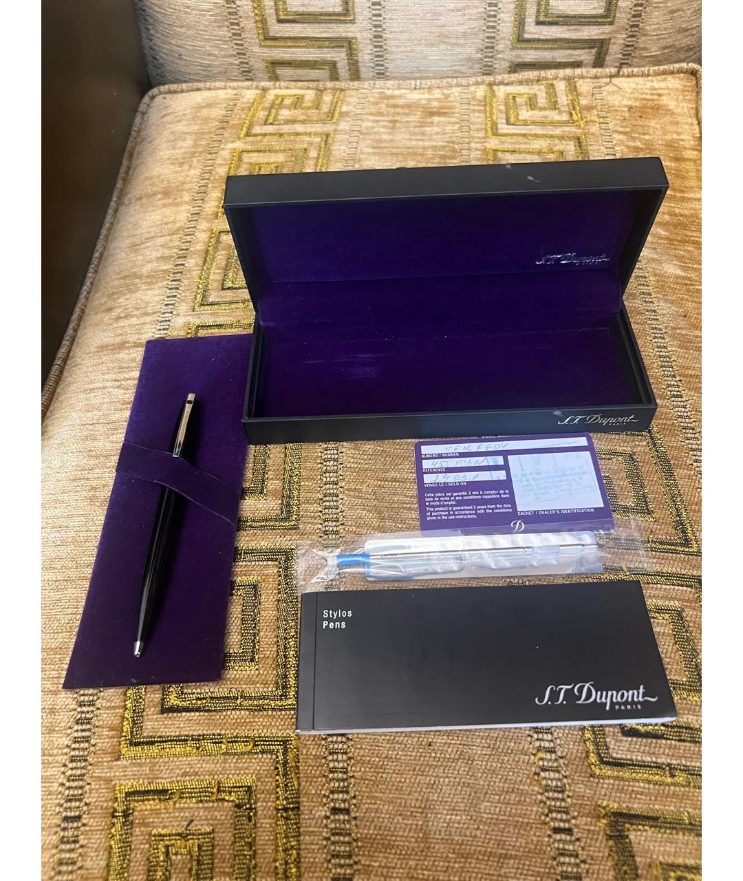 DUPONT Черная латунная шариковая ручка, фото 4