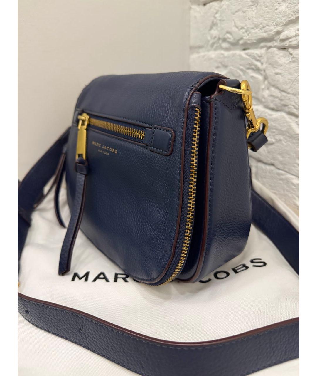 MARC JACOBS Синяя кожаная сумка через плечо, фото 2