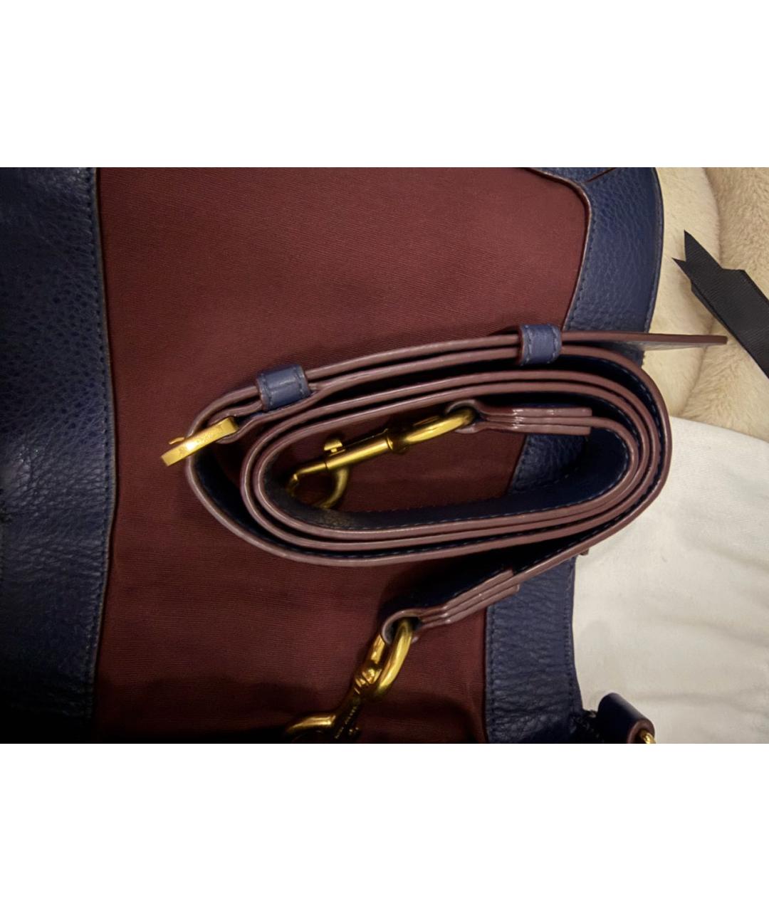 MARC JACOBS Синяя кожаная сумка через плечо, фото 6