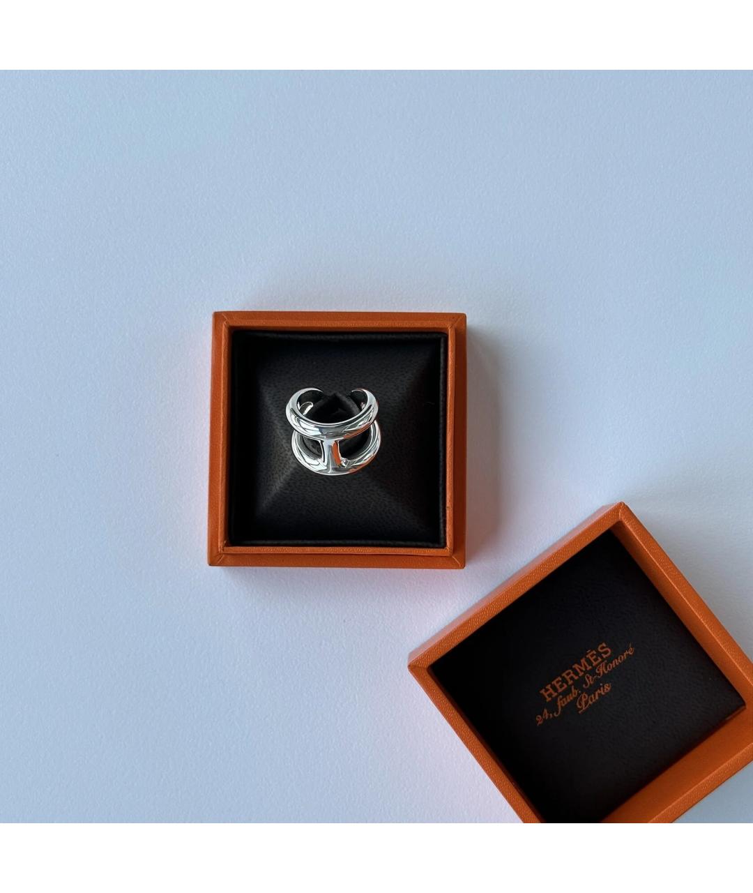 HERMES Серебряное серебряное кольцо, фото 3