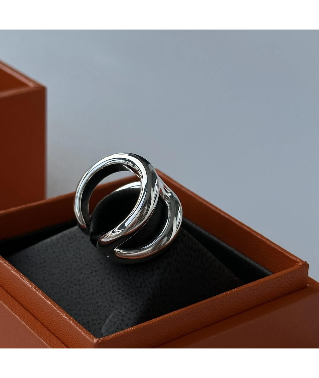 HERMES Серебряное серебряное кольцо, фото 5