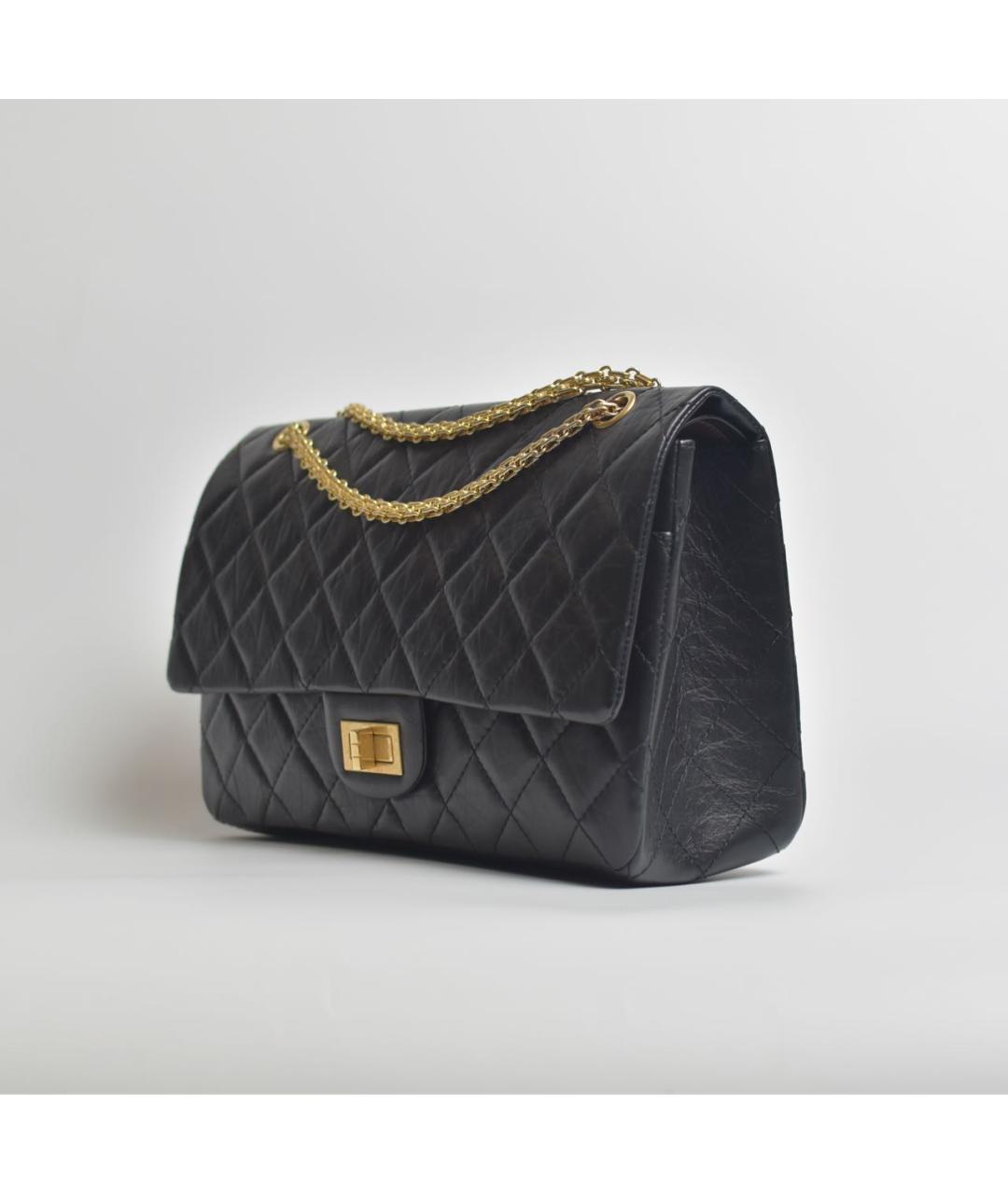 CHANEL Черная кожаная сумка через плечо, фото 2