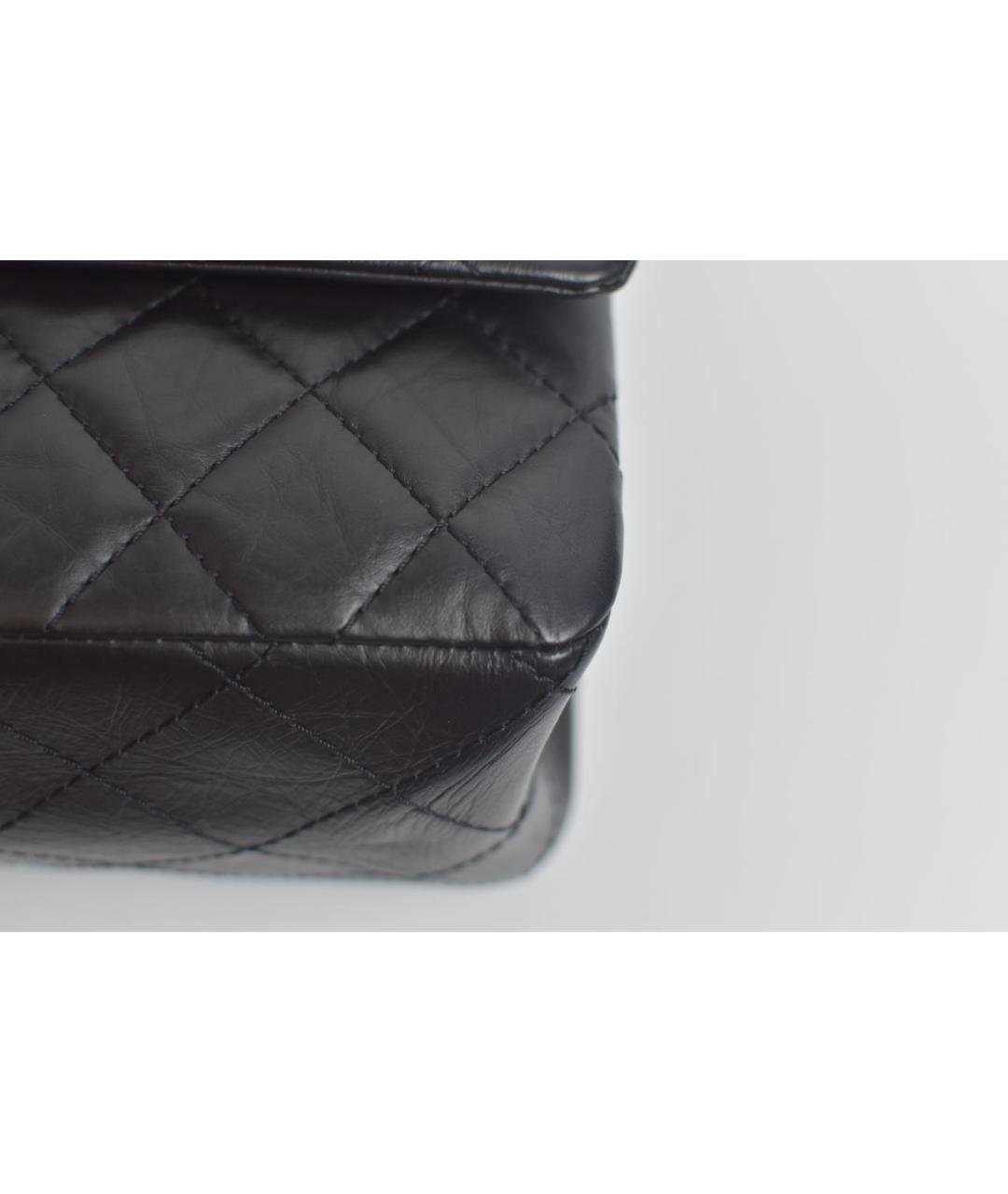 CHANEL Черная кожаная сумка через плечо, фото 7