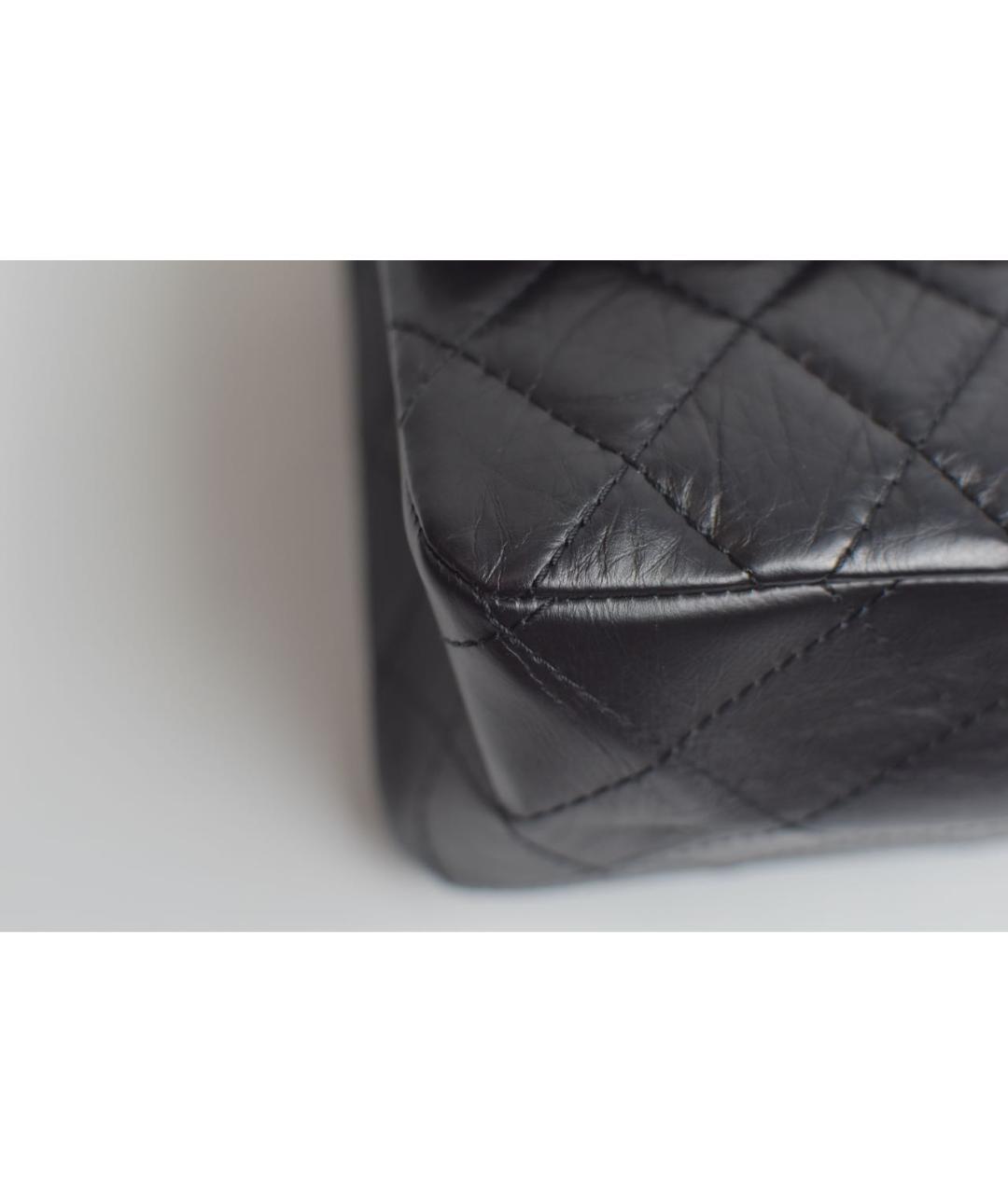 CHANEL Черная кожаная сумка через плечо, фото 6