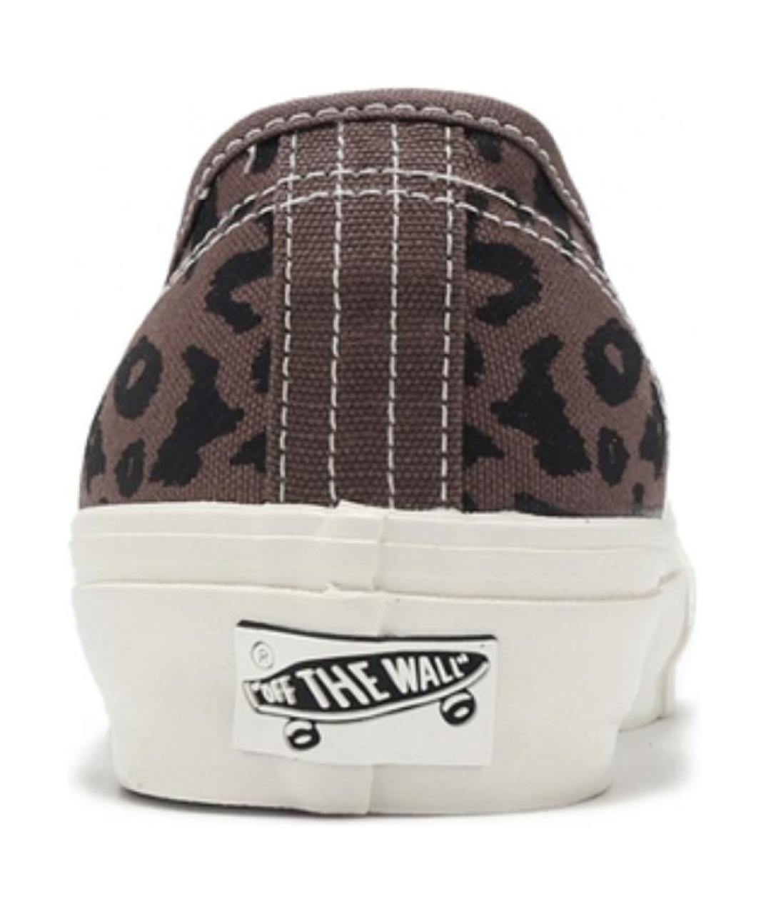 VANS Коричневые текстильные кроссовки, фото 3