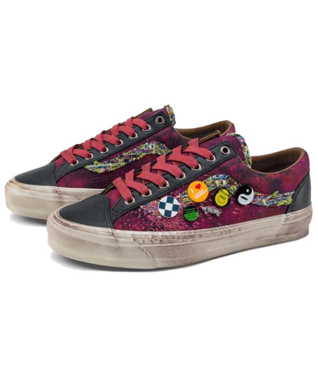 VANS Бордовые кеды, фото 2