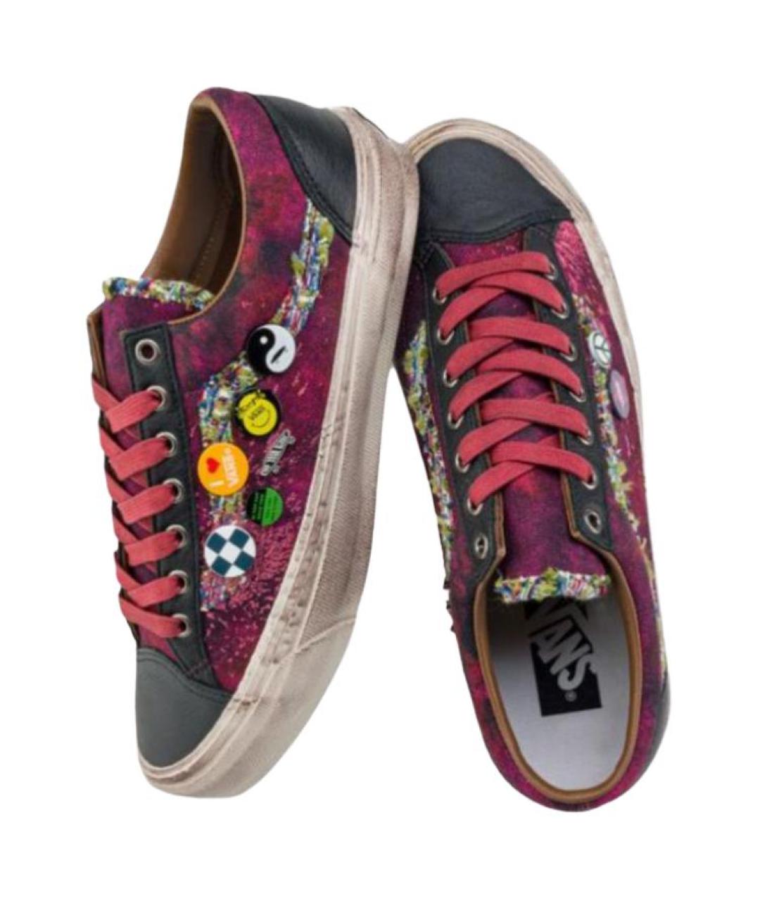 VANS Бордовые кеды, фото 4