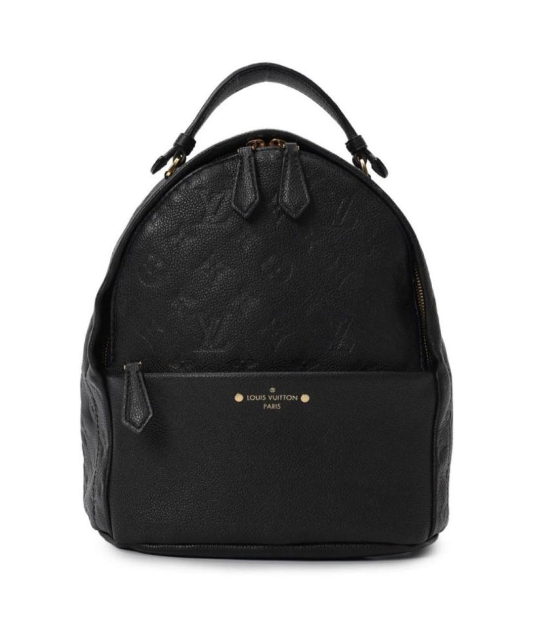 LOUIS VUITTON Черный кожаный рюкзак, фото 1