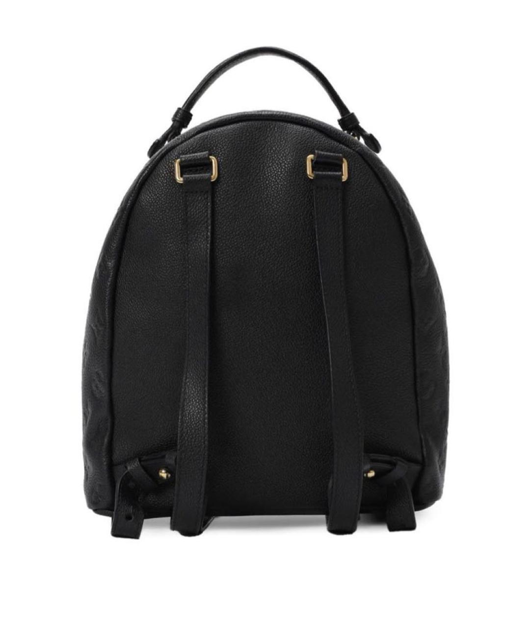 LOUIS VUITTON Черный кожаный рюкзак, фото 3