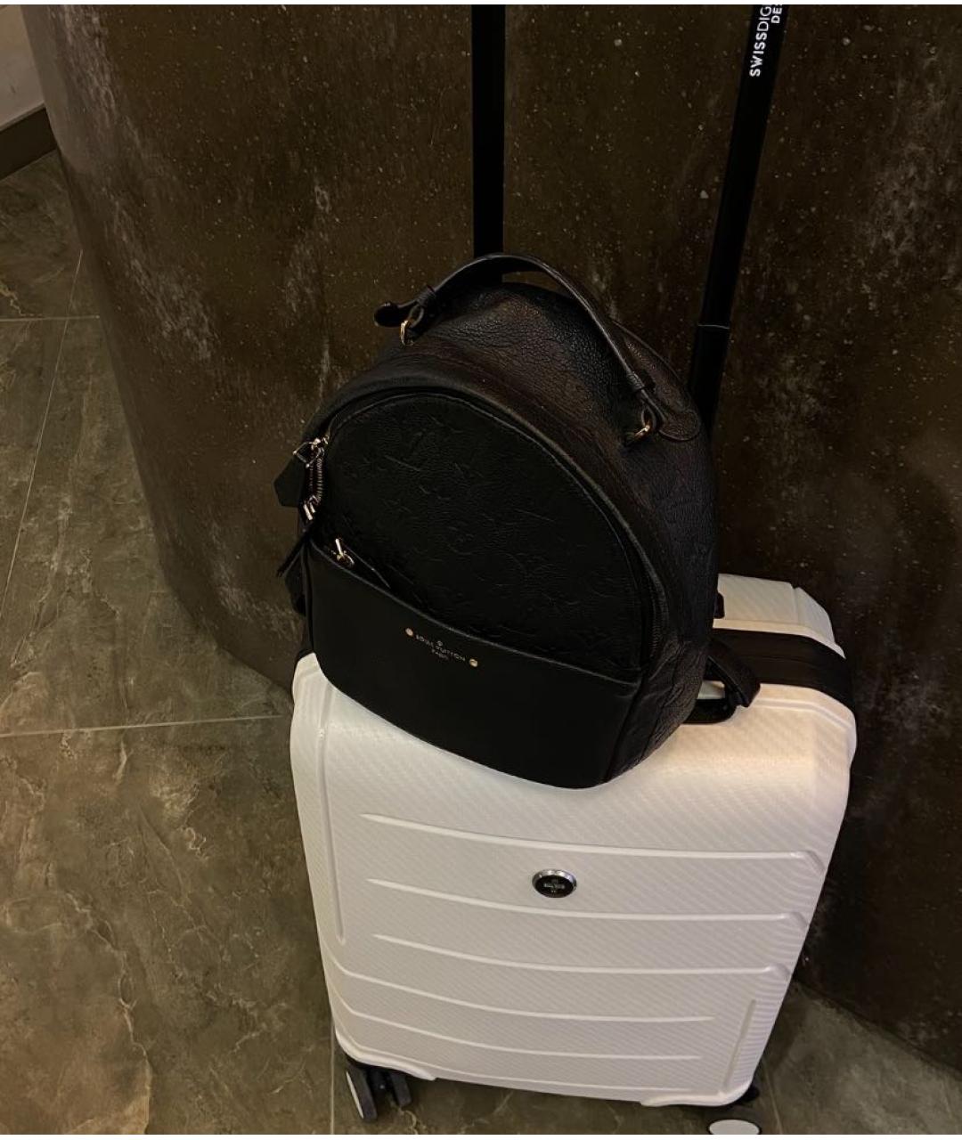 LOUIS VUITTON Черный кожаный рюкзак, фото 5