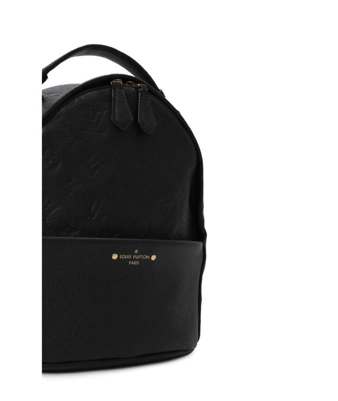 LOUIS VUITTON Черный кожаный рюкзак, фото 2