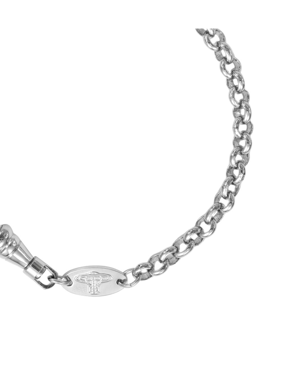 VIVIENNE WESTWOOD Серебрянный латунный браслет, фото 3