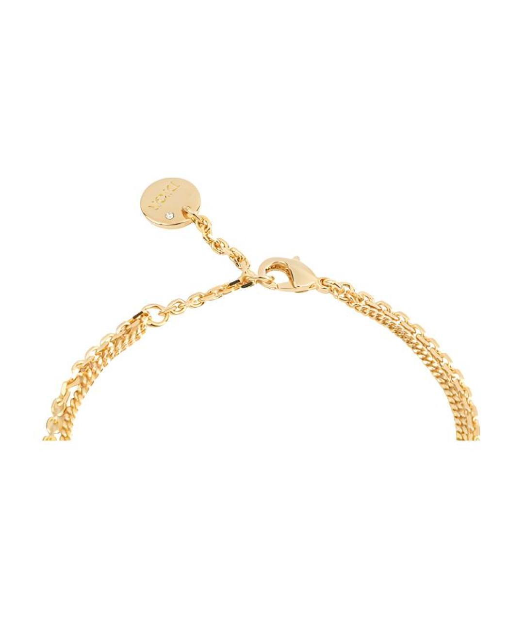 CHRISTIAN DIOR Золотой металлический браслет, фото 3