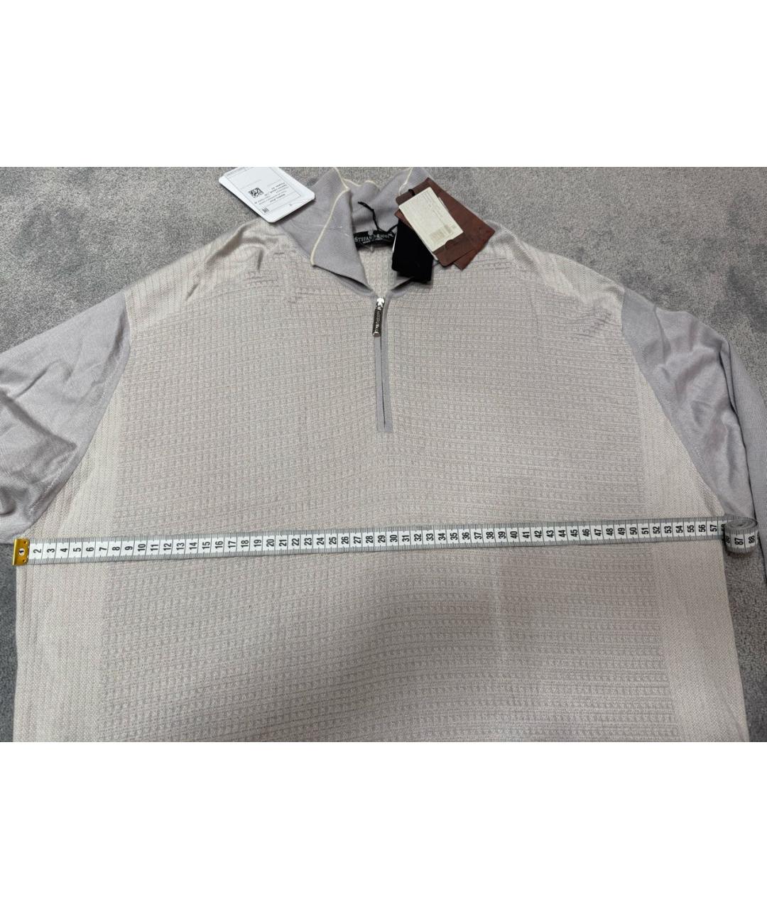 STEFANO RICCI Серый кашемировый джемпер / свитер, фото 4