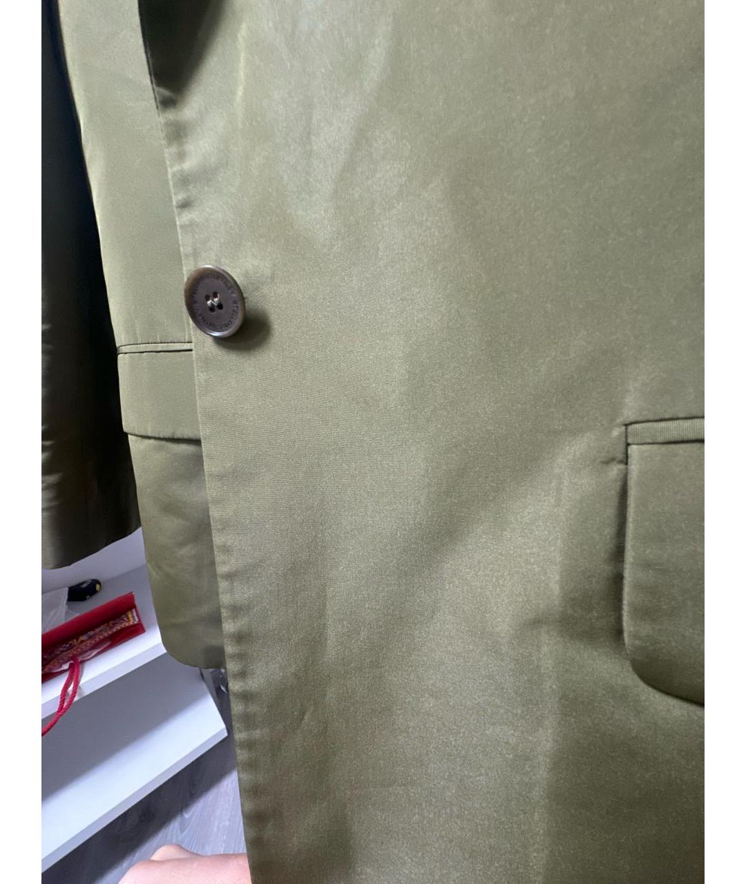 STELLA MCCARTNEY Хаки вискозный жакет/пиджак, фото 3