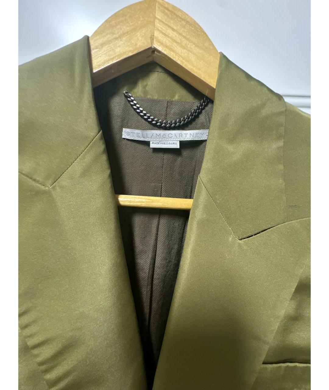 STELLA MCCARTNEY Хаки вискозный жакет/пиджак, фото 2