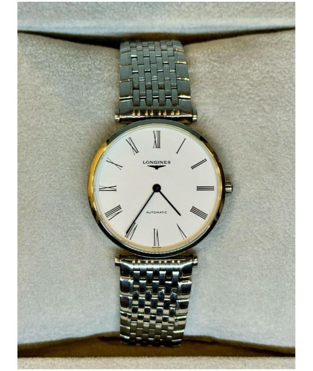 LONGINES Белые часы, фото 5