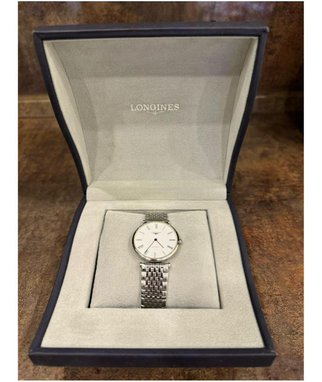 LONGINES Белые часы, фото 2