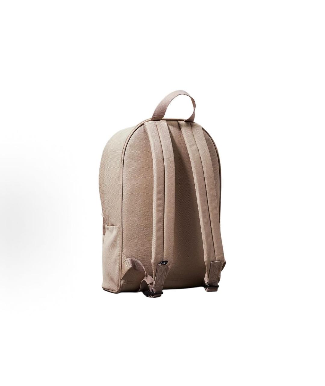 CALVIN KLEIN Бежевый тканевый рюкзак, фото 2