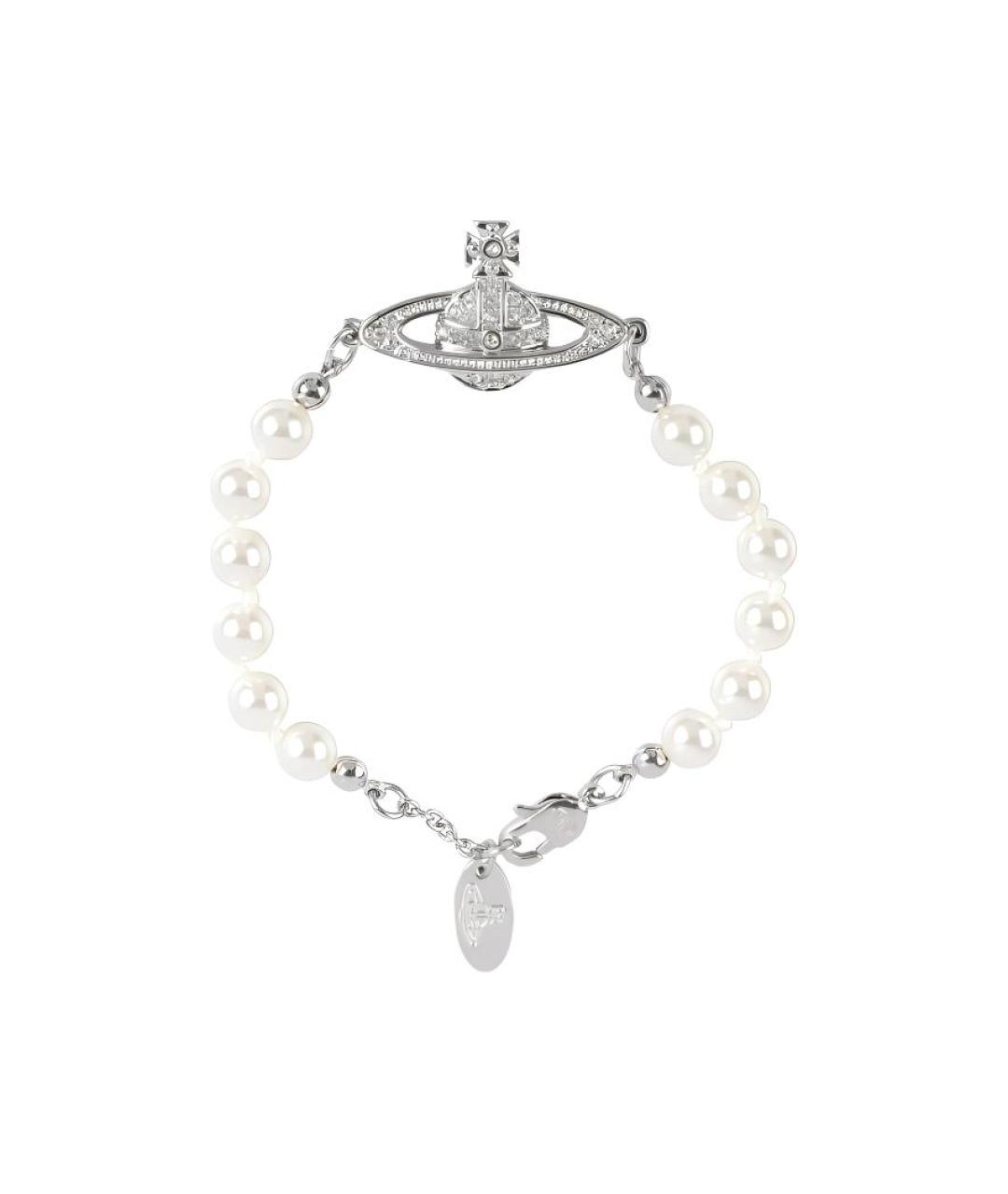 VIVIENNE WESTWOOD Белый жемчужный браслет, фото 1