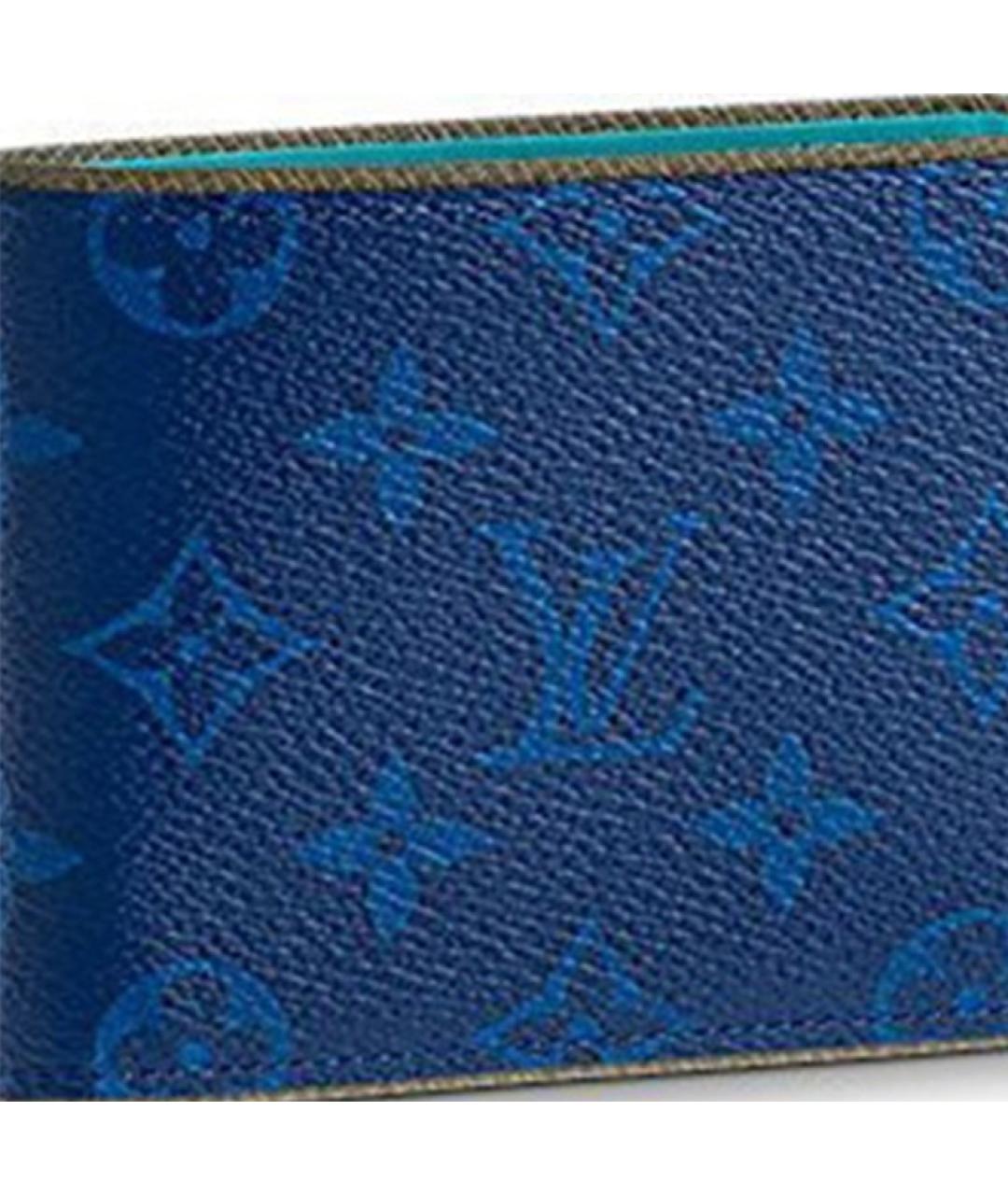 LOUIS VUITTON Синий кошелек, фото 5