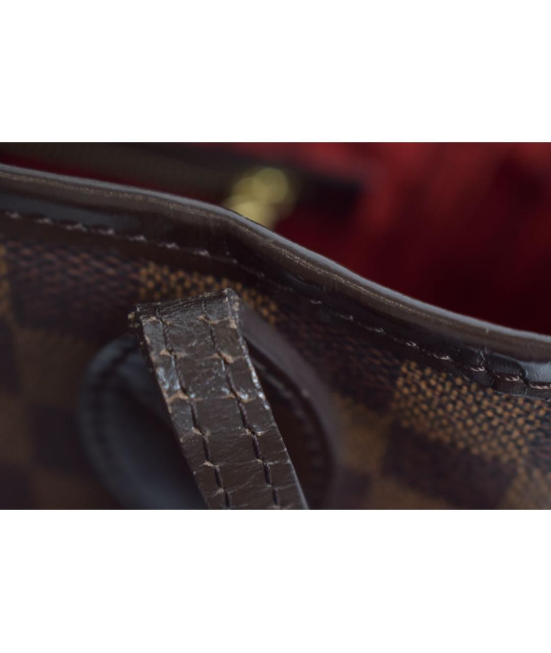 LOUIS VUITTON Коричневая сумка тоут, фото 8