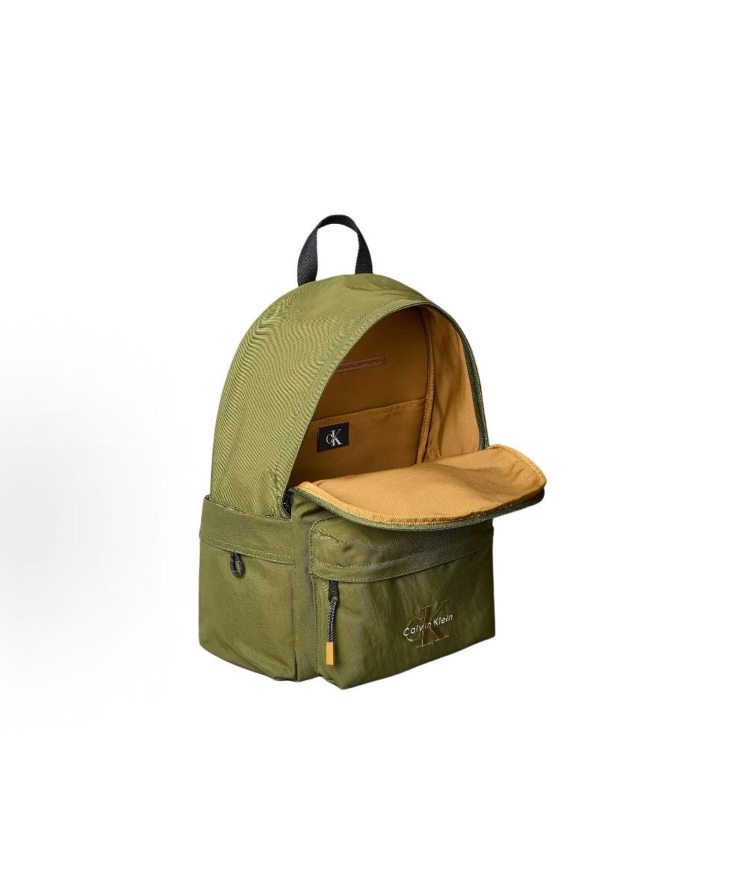 CALVIN KLEIN Зеленый тканевый рюкзак, фото 3