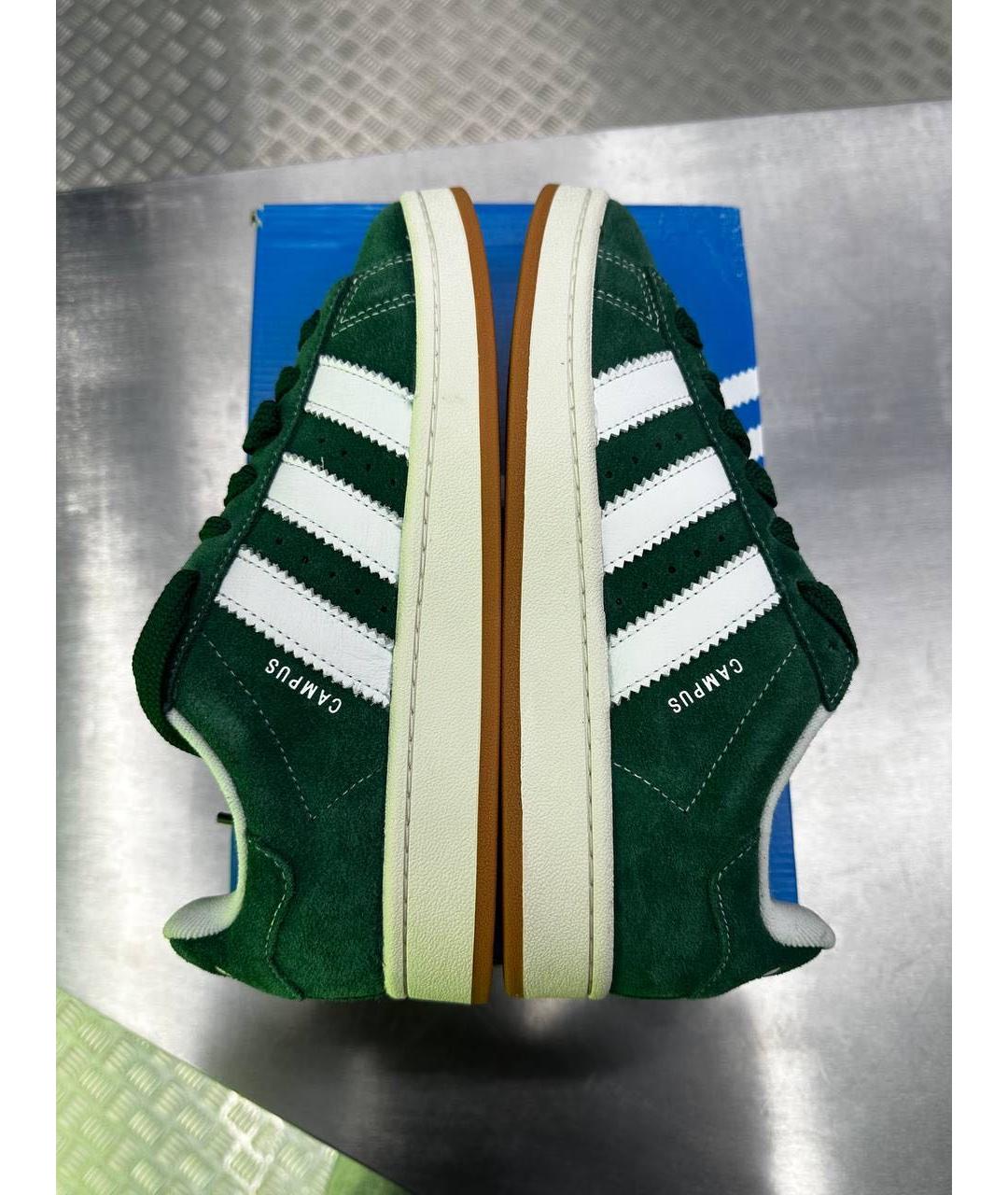 ADIDAS Зеленые замшевые кроссовки, фото 3