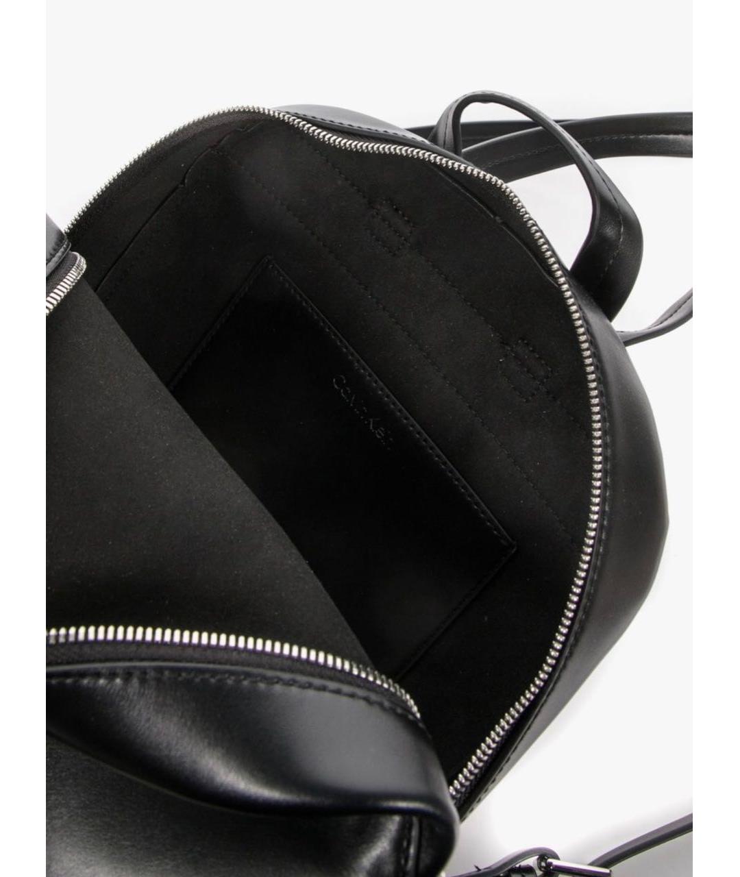 CALVIN KLEIN Черный рюкзак из искусственной кожи, фото 3