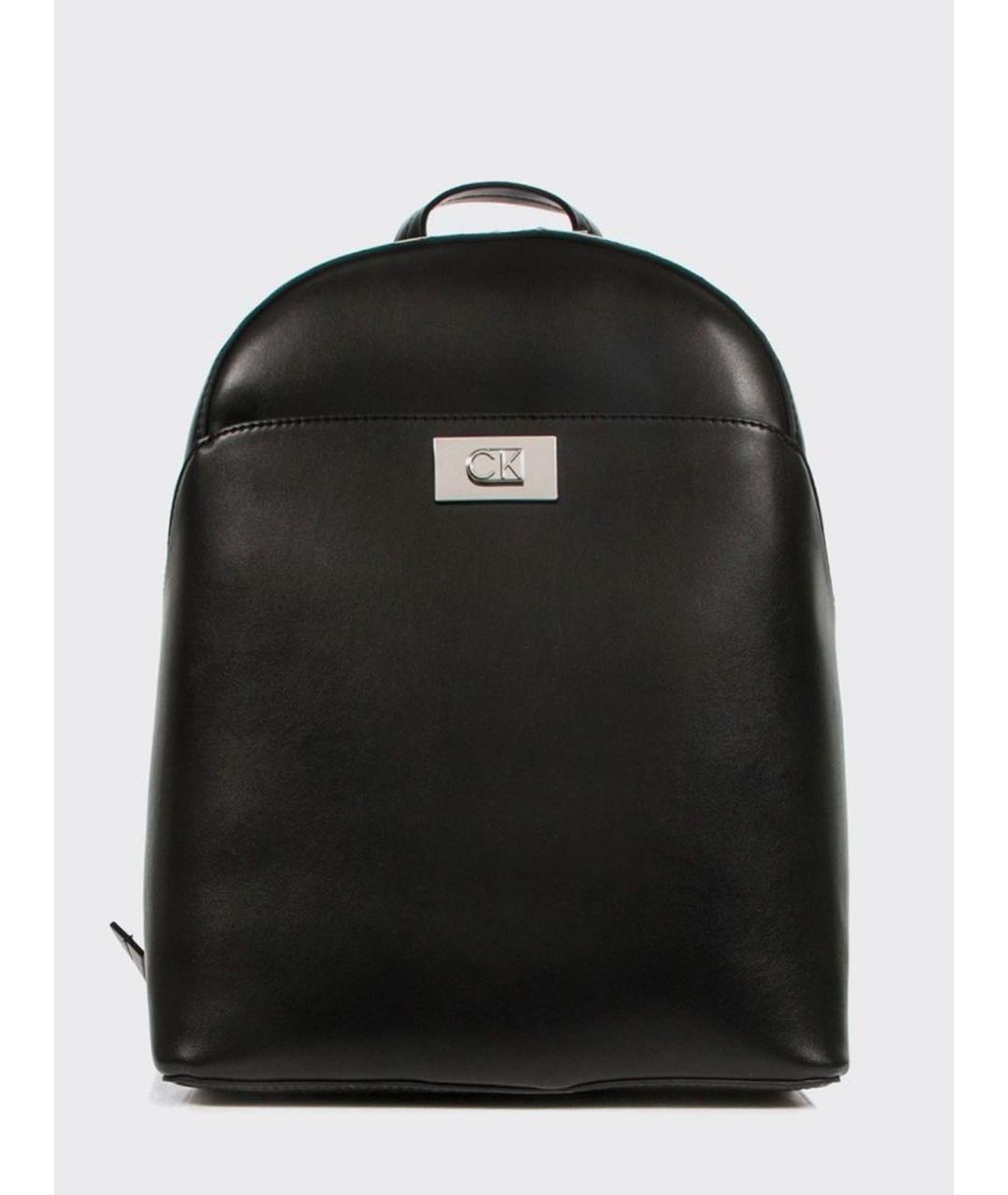 CALVIN KLEIN Черный рюкзак из искусственной кожи, фото 9