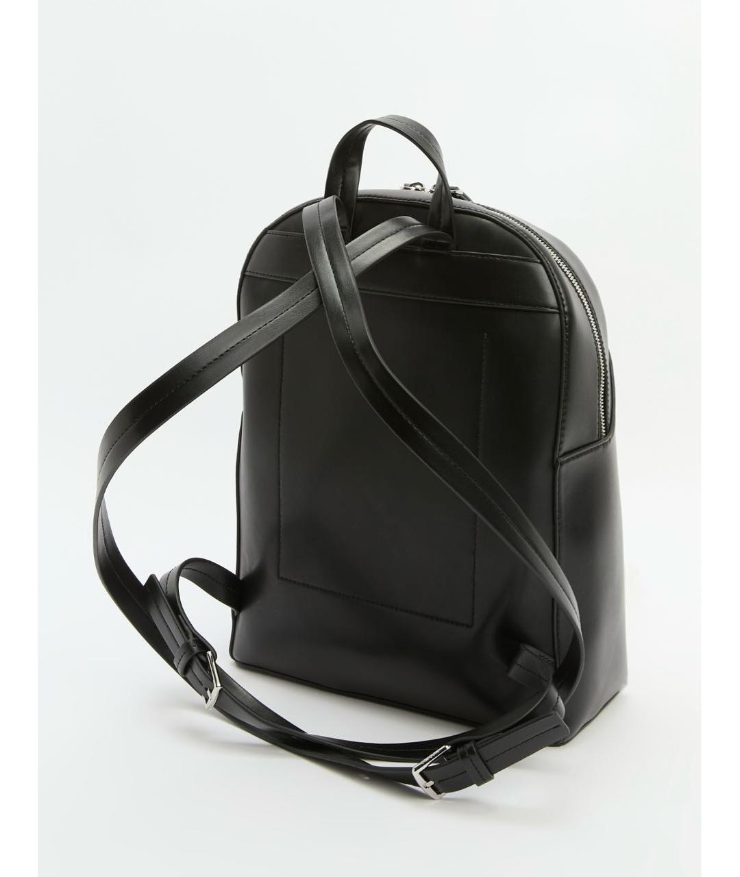 CALVIN KLEIN Черный рюкзак из искусственной кожи, фото 5