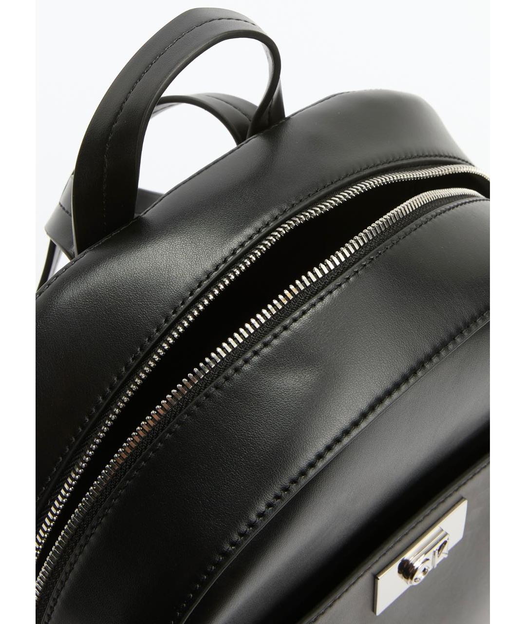 CALVIN KLEIN Черный рюкзак из искусственной кожи, фото 4