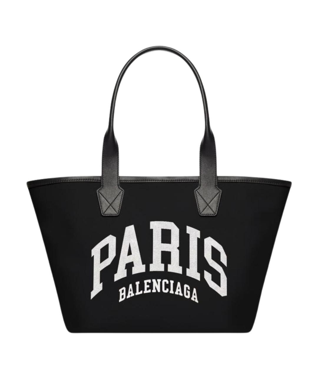 BALENCIAGA Черная хлопковая сумка через плечо, фото 1