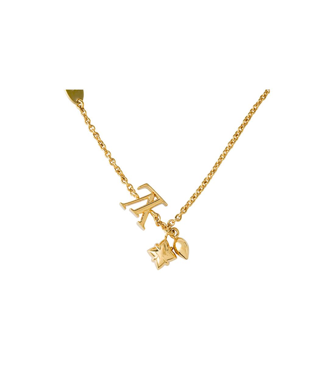 LOUIS VUITTON Золотой металлический браслет, фото 3