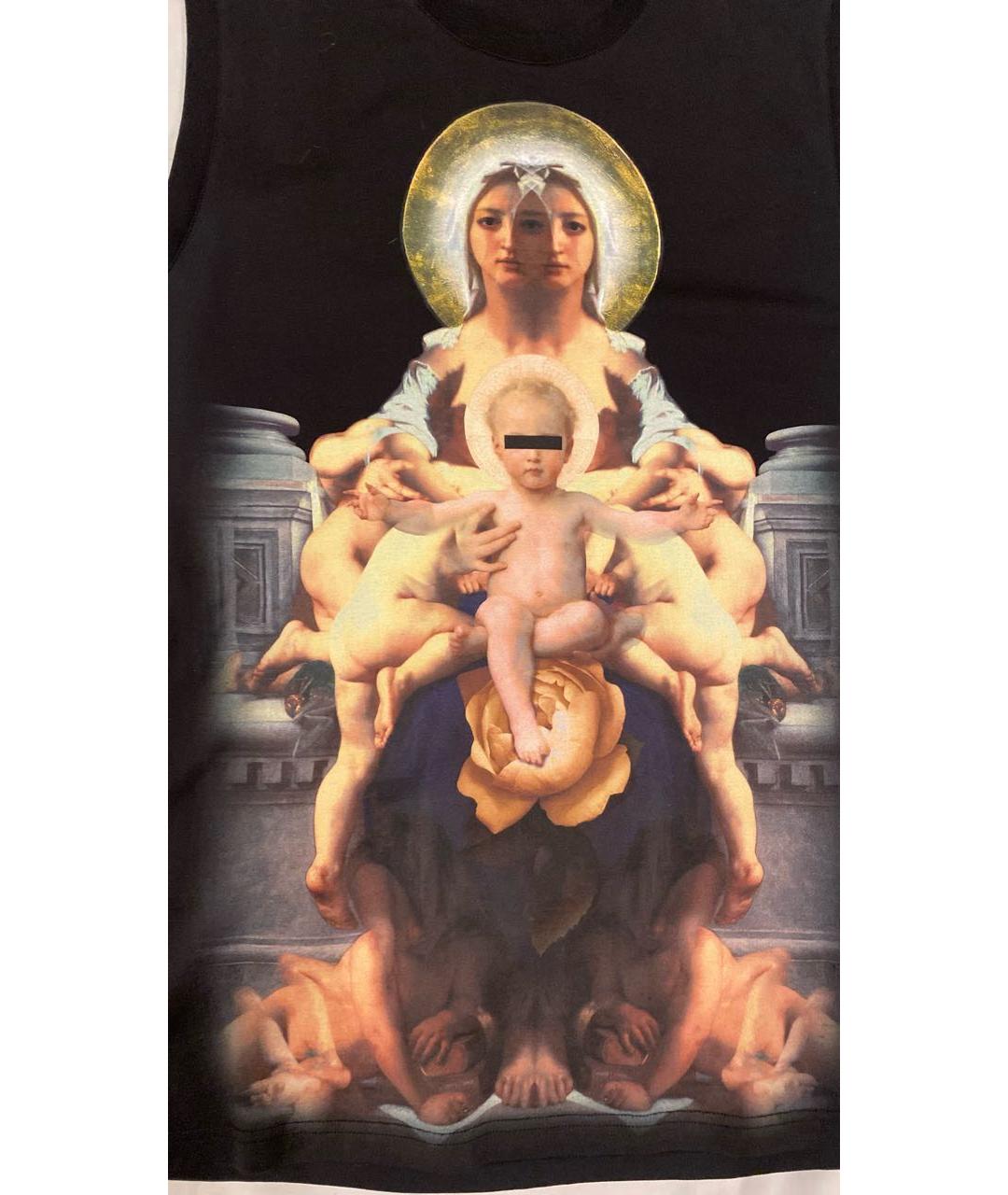 GIVENCHY Черная хлопковая футболка, фото 6