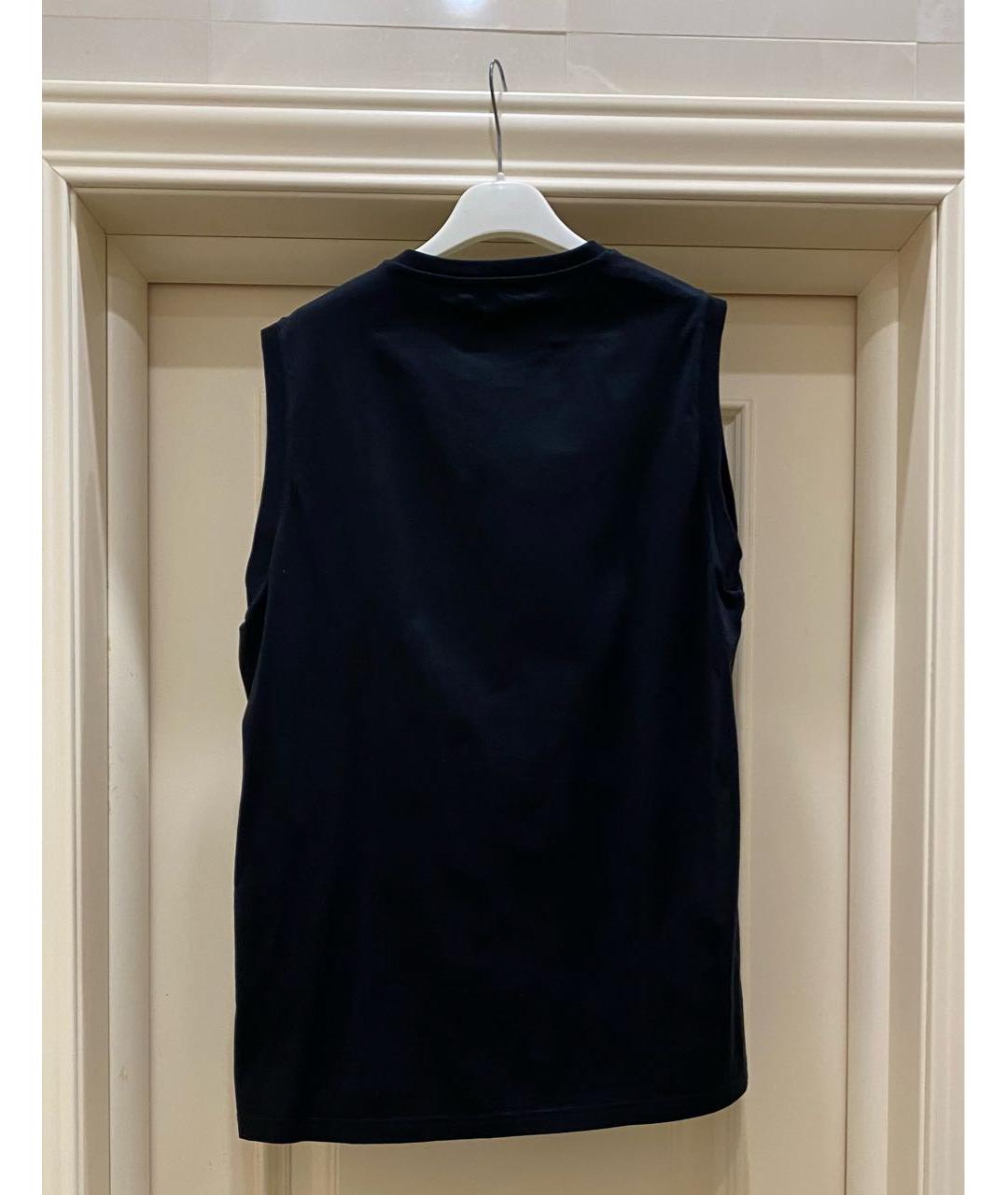 GIVENCHY Черная хлопковая футболка, фото 2