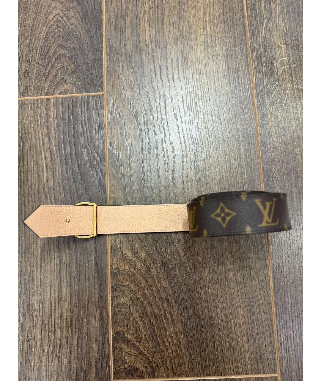 LOUIS VUITTON Коричневый ремень, фото 2