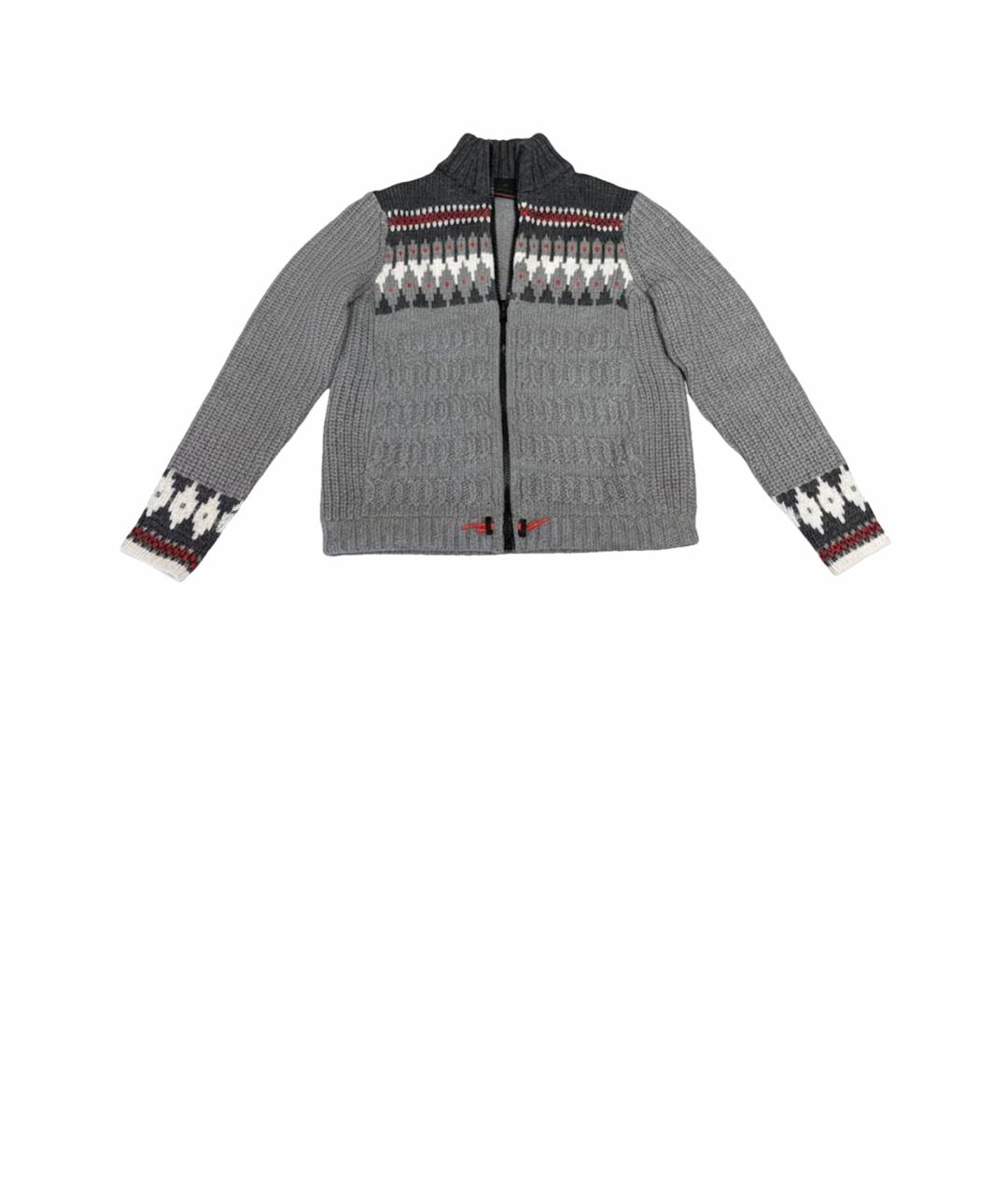 BOGNER Серый шерстяной джемпер / свитер, фото 1