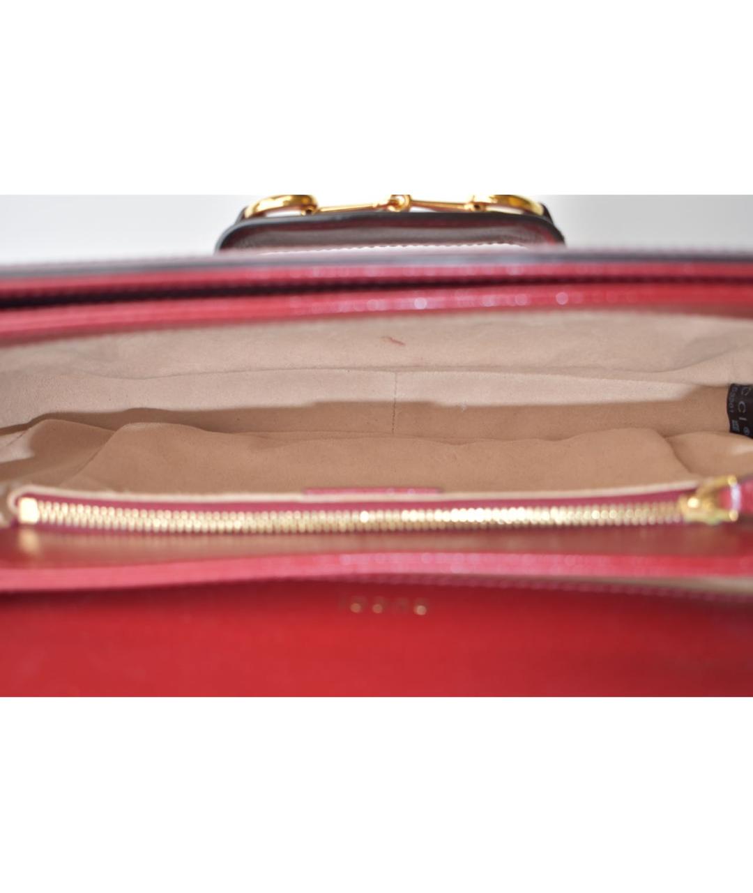 GUCCI Коричневая кожаная сумка через плечо, фото 4