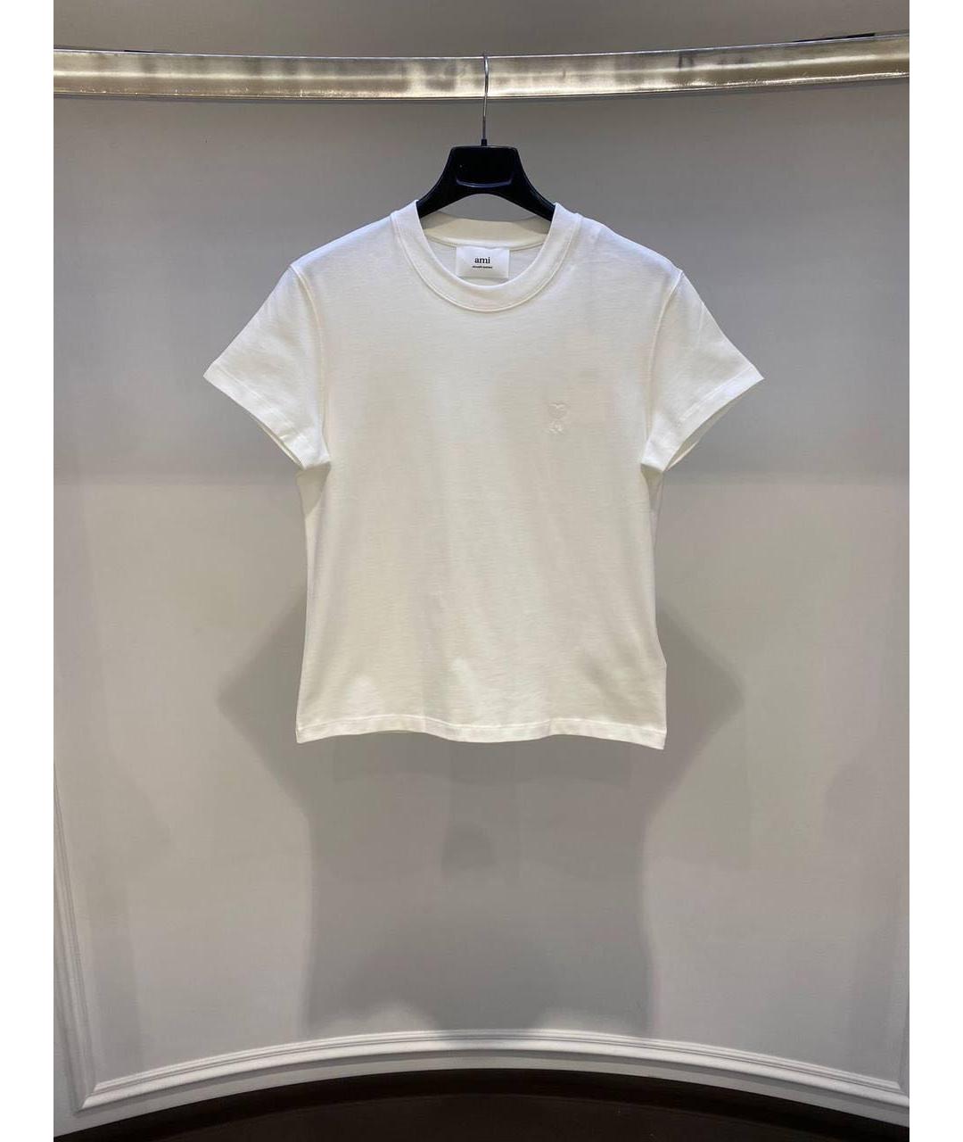 Ami Paris Белая футболка, фото 3
