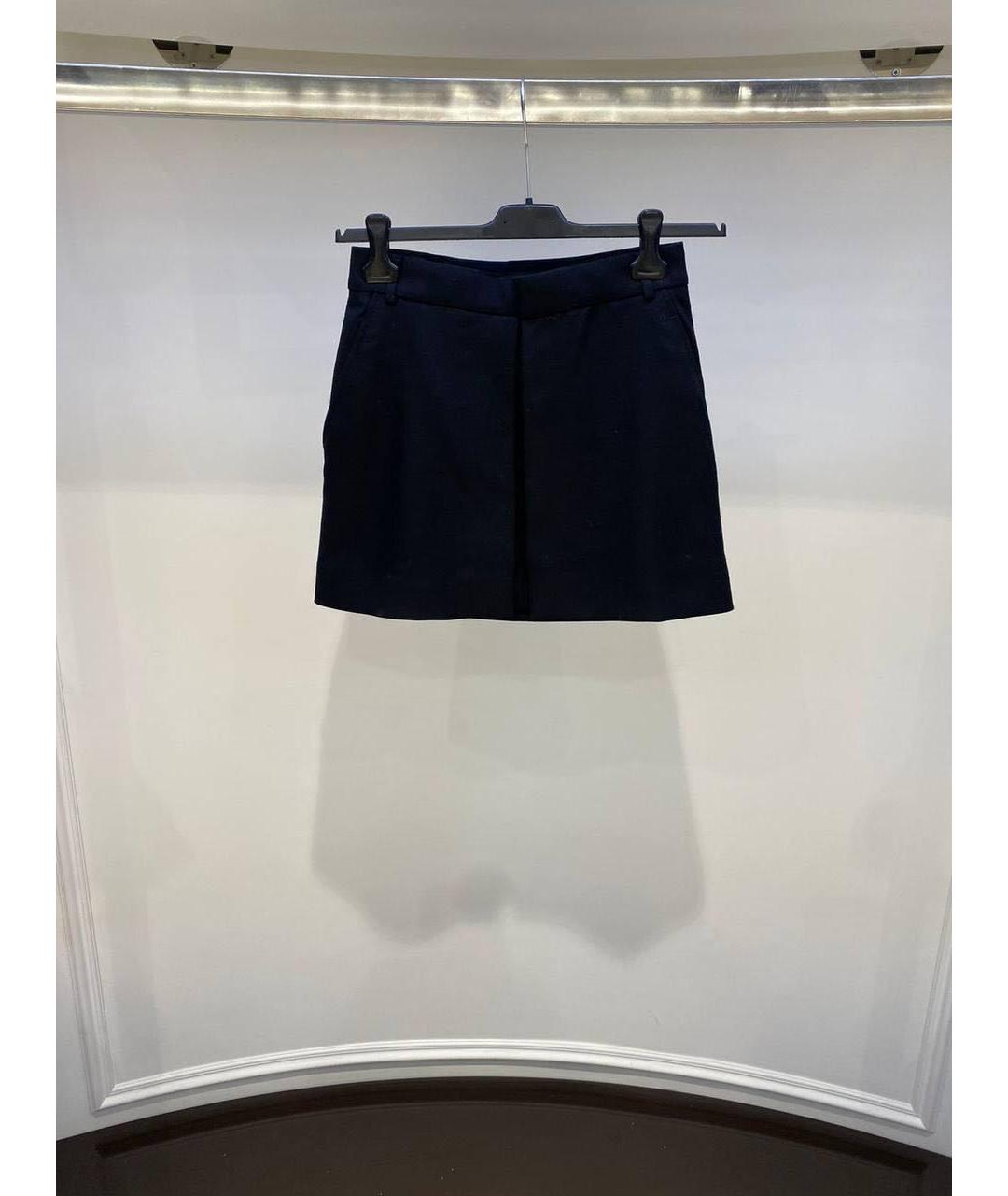 Ami Paris Черная юбка мини, фото 3