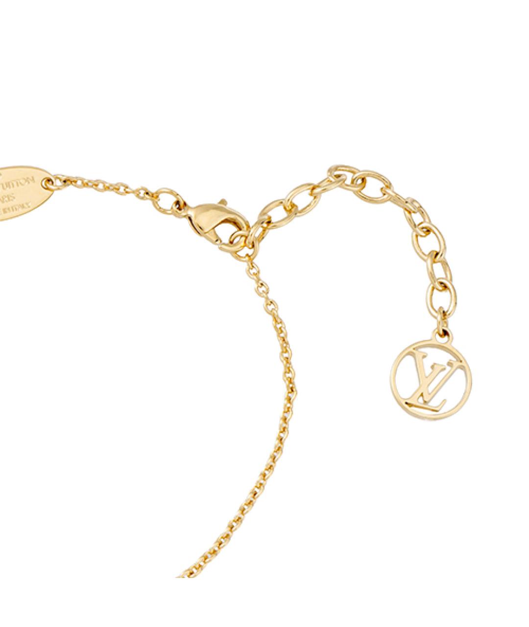 LOUIS VUITTON Золотой металлический браслет, фото 4