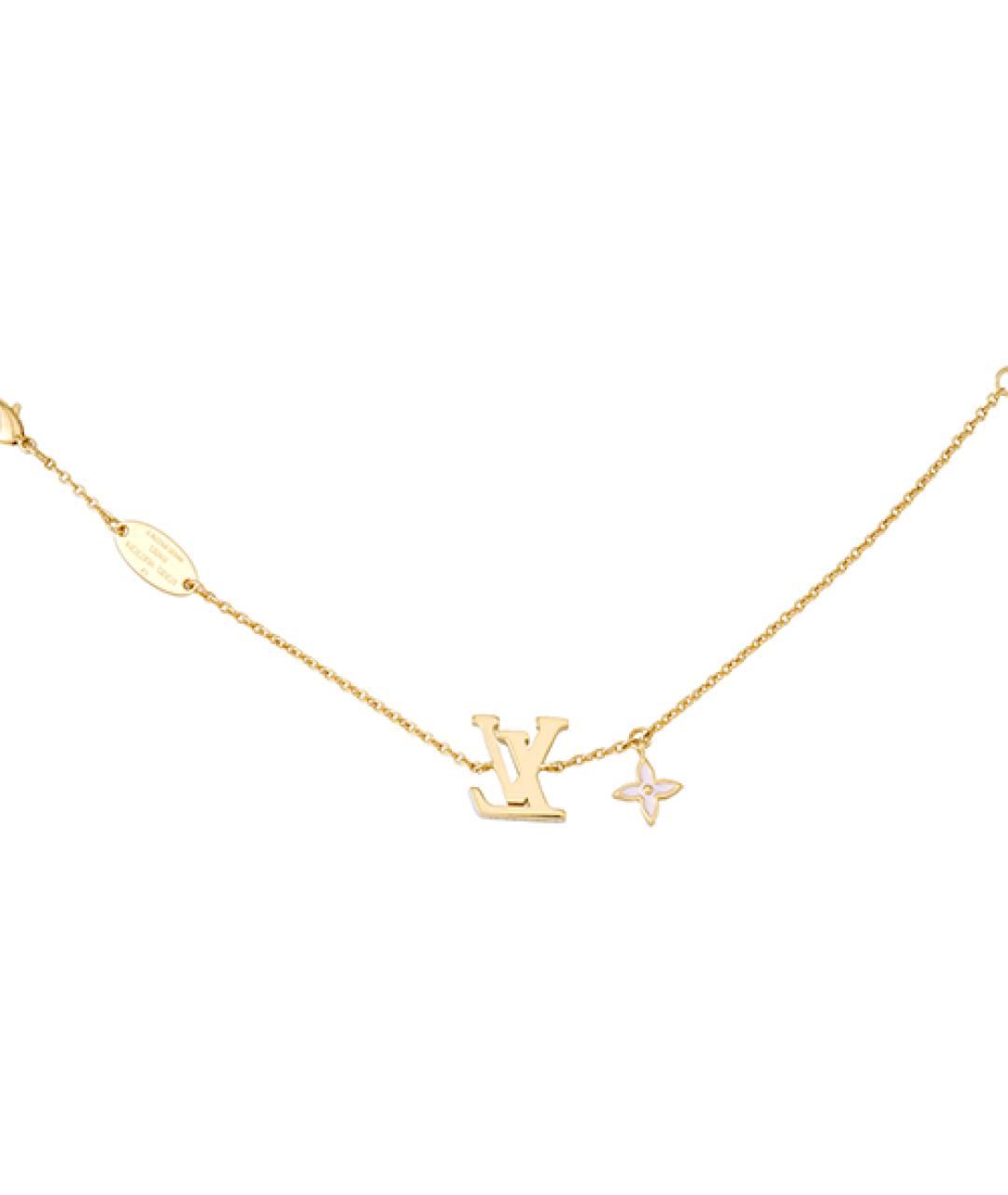 LOUIS VUITTON Золотой металлический браслет, фото 3