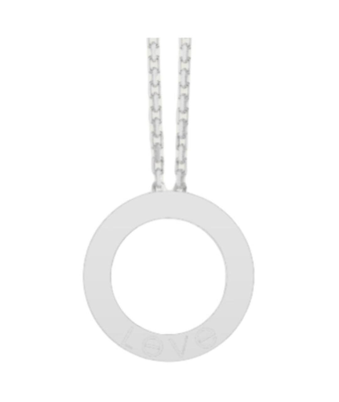 CARTIER Серебряное колье из белого золота, фото 3